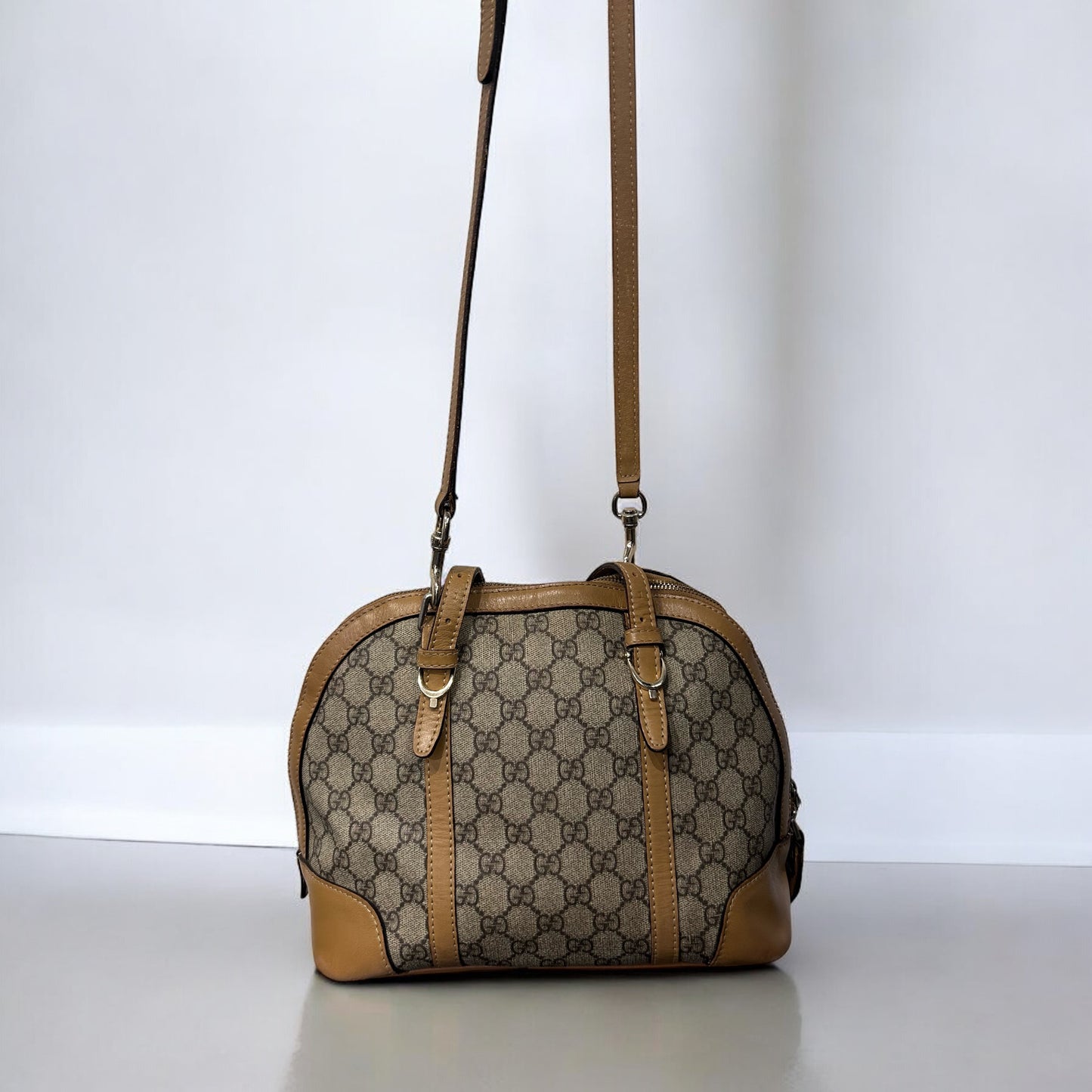 Vintage Gucci Canvas Dome Bag