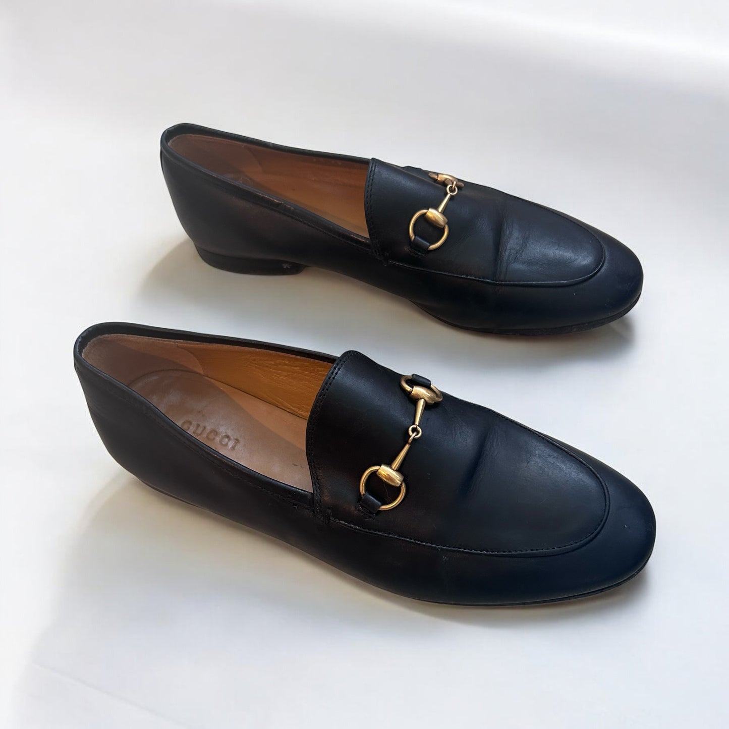Gucci Black Horsebit Loafers