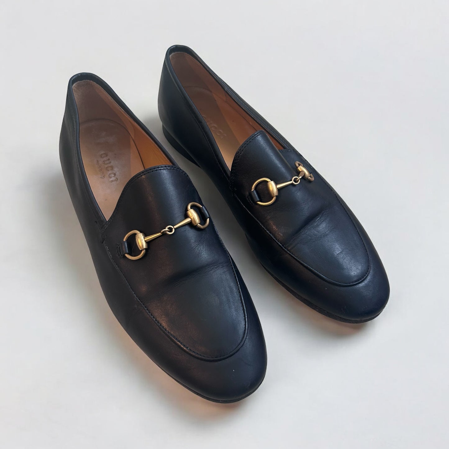 Gucci Black Horsebit Loafers