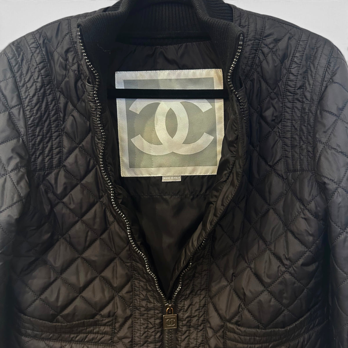 Vintage Chanel Black Quilted Jacket | Fall 2005