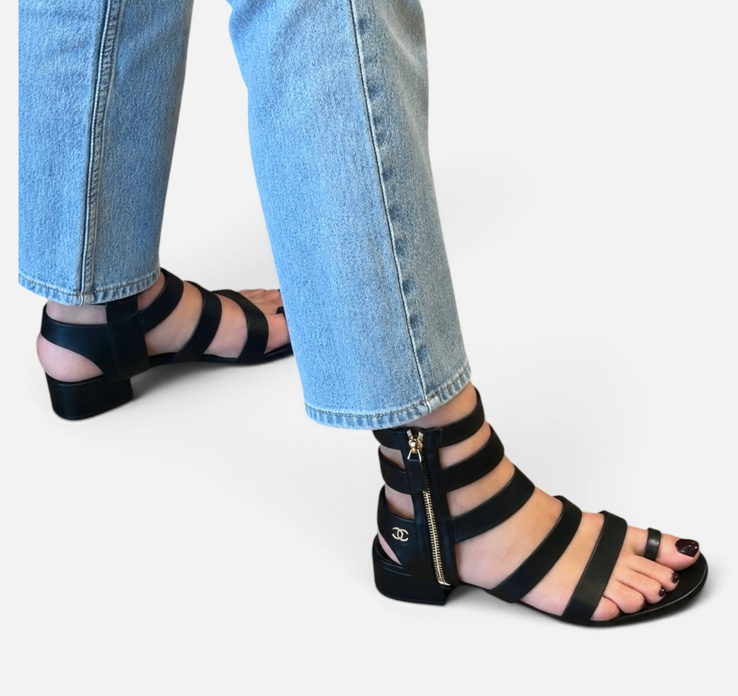 Chanel Calf Skin Gladiator sandals |SS18