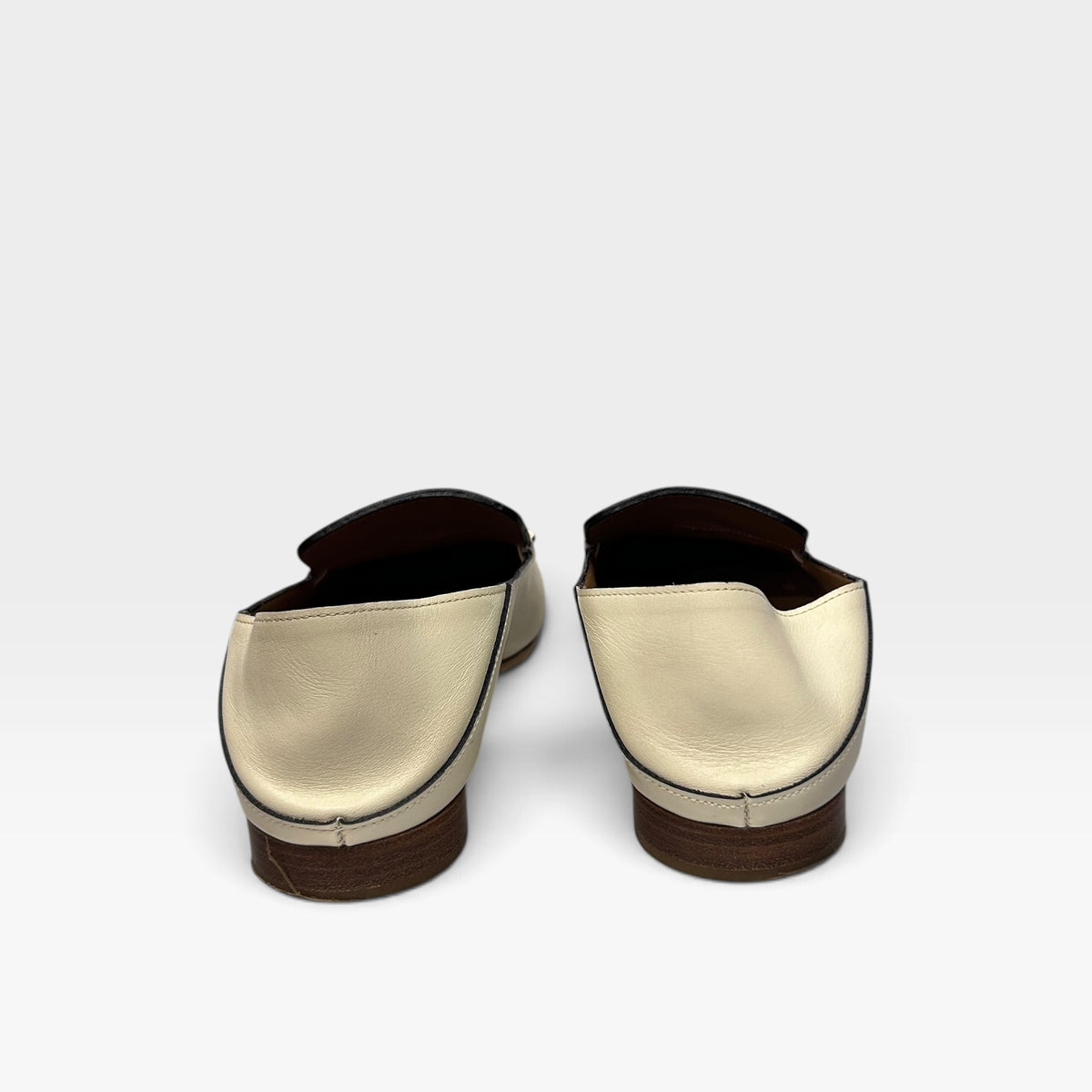 Chloé Cream Leather C Logo Convertible Loafers | 2019