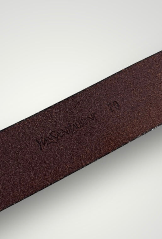 Vintage Yves Saint Laurent Leather Belt