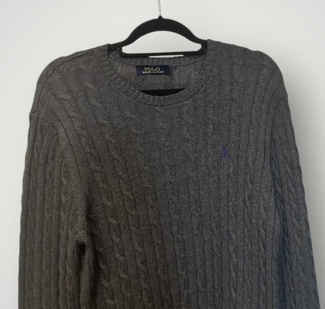 Vintage Polo Ralph Lauren Cotton Cable-Knit Sweater
