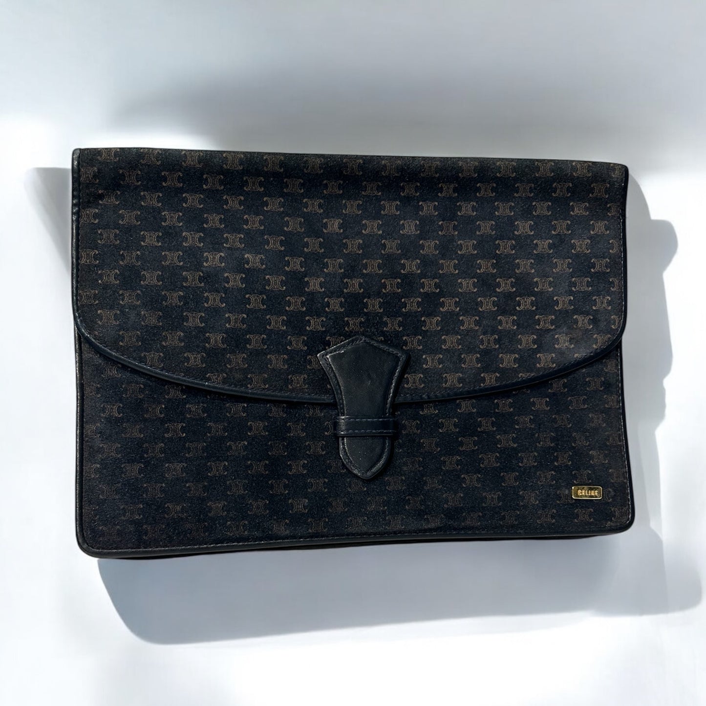Vintage Celine Suede Clutch