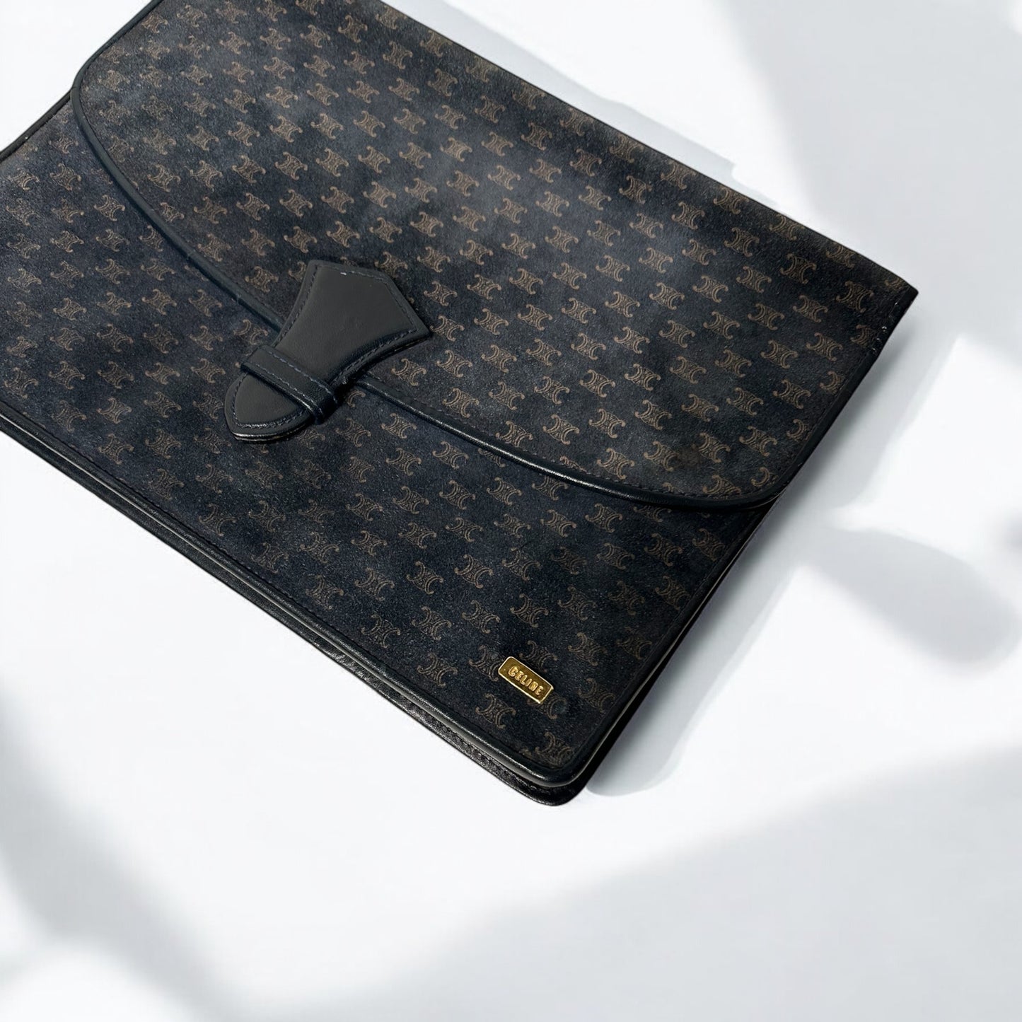 Vintage Celine Suede Clutch
