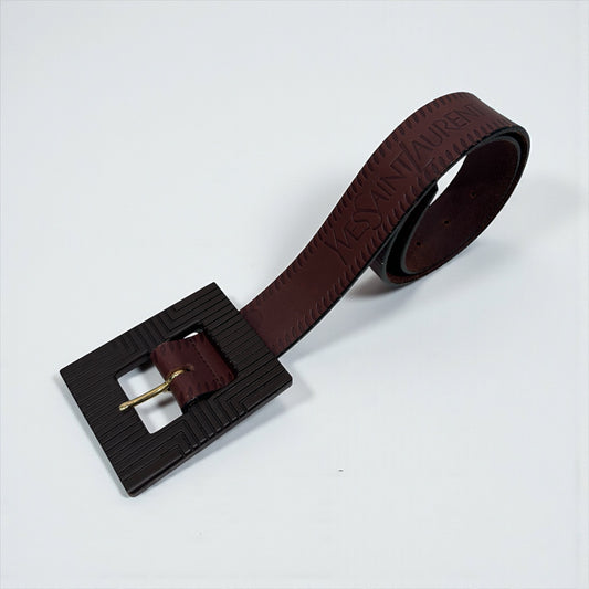Vintage Yves Saint Laurent Leather Belt