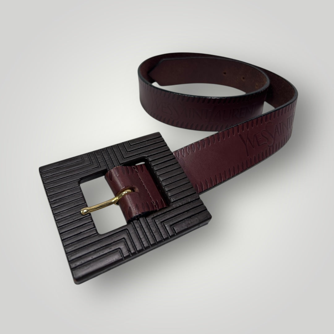 Vintage Yves Saint Laurent Leather Belt