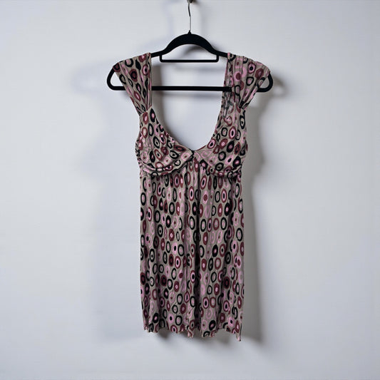 Missoni Vintage Geometric Print Mini Dress | Early 2000s