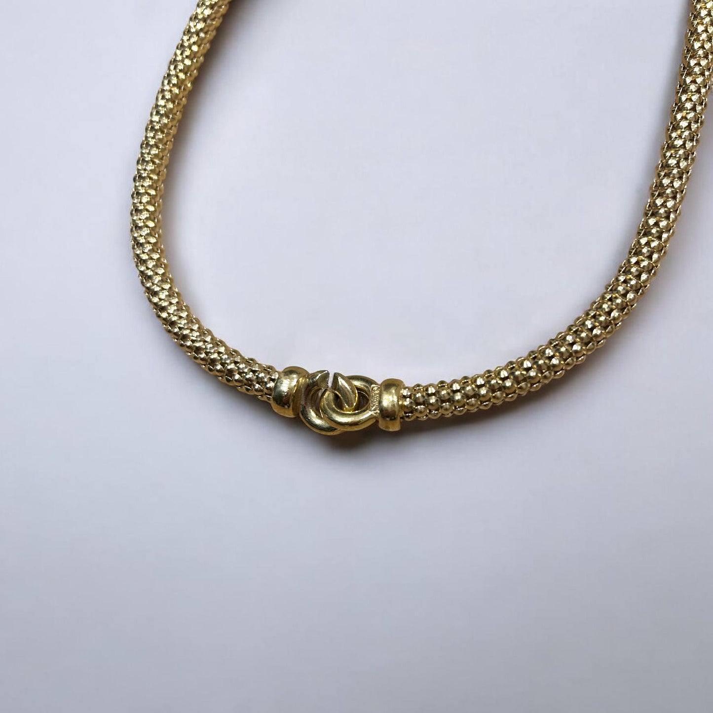 Vintage Grosse Gold-Plated Mesh Necklace | 1960s–1970s