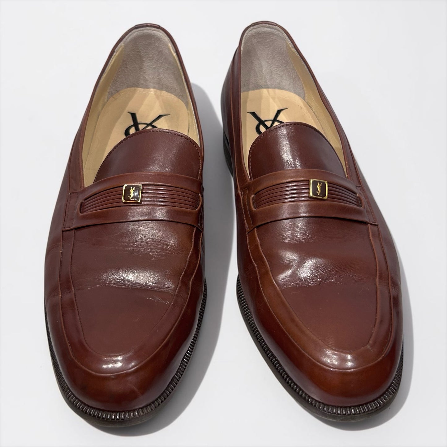 Vintage YSL Leather Loafers|Late 1980s