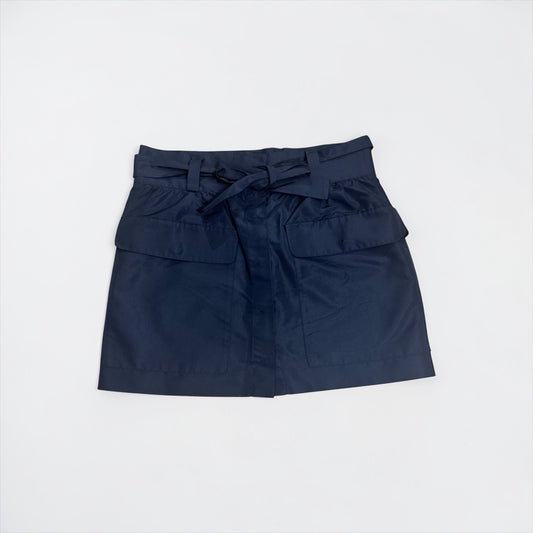 Vintage Prada Navy Mini Skirt with Belt |2000’s