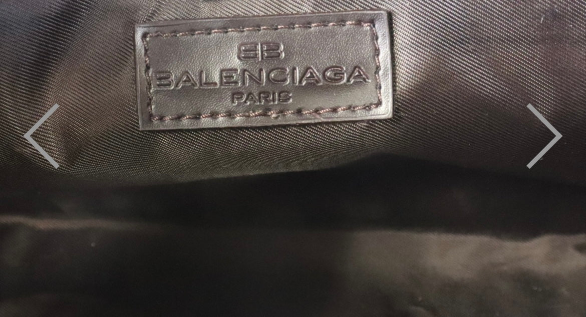 Vintage BALENCIAGA monogram shoulder bag