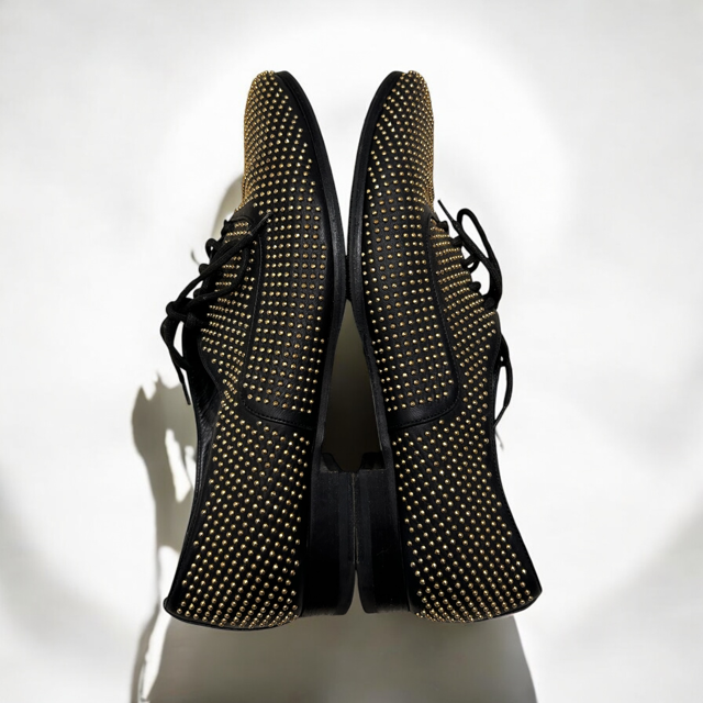 Saint Laurent studded Oxford shoes