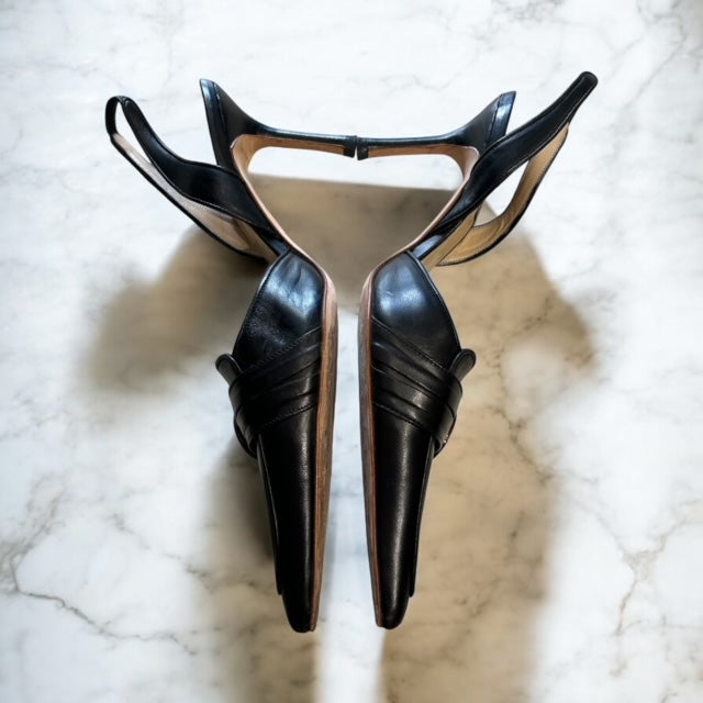 Vintage Gianni Versace heeled slingback