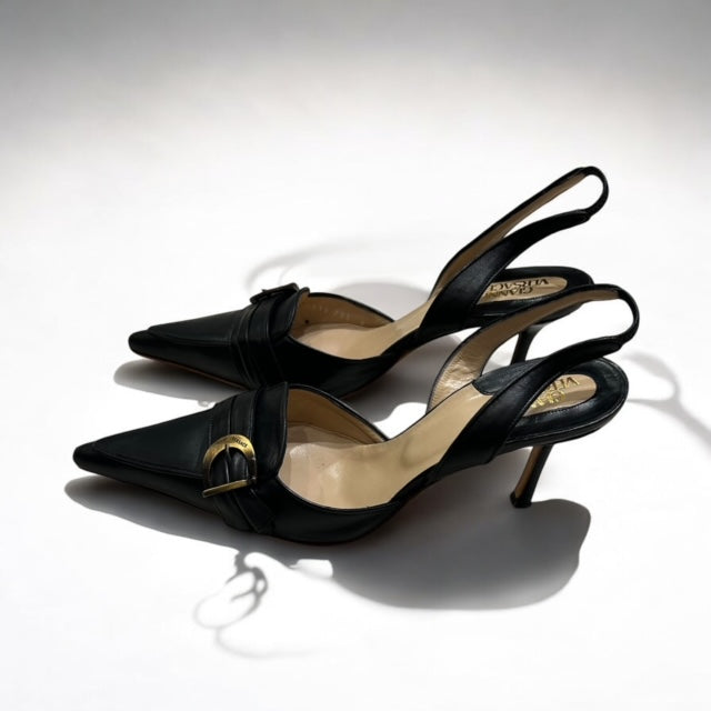 Vintage Gianni Versace heeled slingback