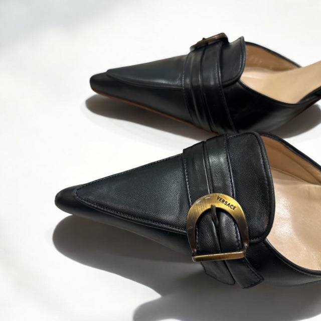 Vintage Gianni Versace heeled slingback