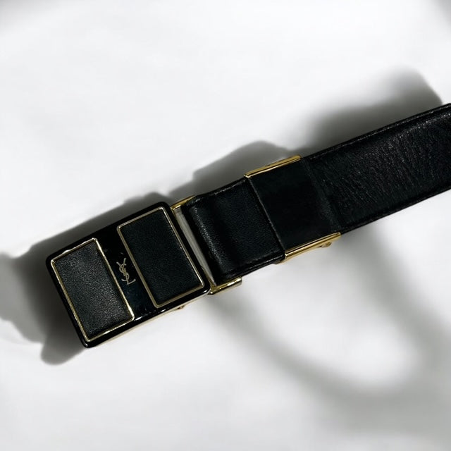 Vintage ysl leather belt