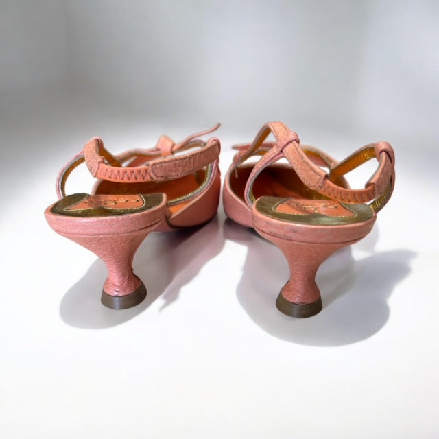 Vintage FENDI bow slingback
