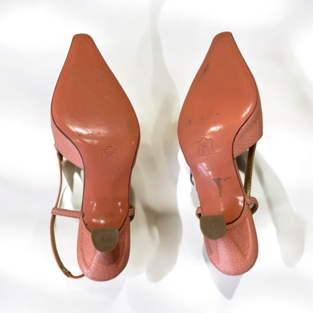 Vintage FENDI bow slingback