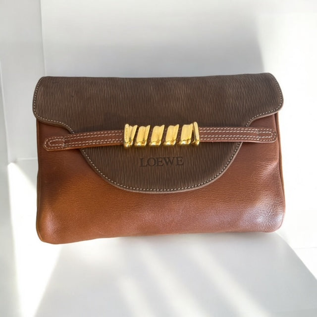 Vintage LOEWE Leather Clutch bag