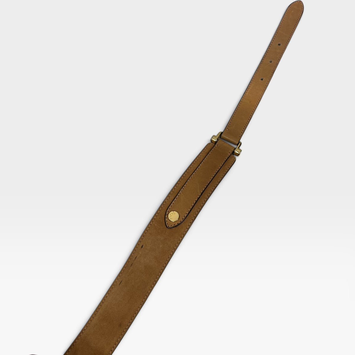 Vintage Gucci Brown Suede & Leather Belt | Vintage